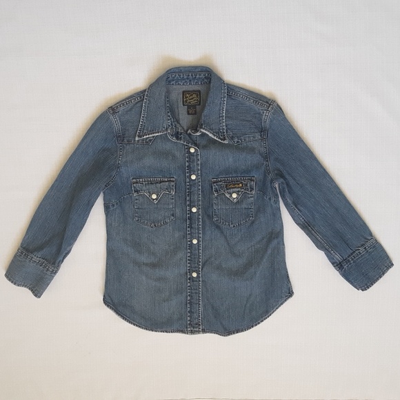 LUCKY BRAND Denim Jean Jacket S - Picture 4 of 5